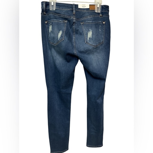 Judy Blue Distressed Snakeskin Patch Jeans NWT - Picture 3 of 10